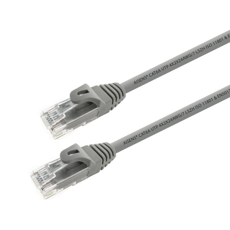 Cable de Red RJ45 UTP Aisens A145-0327 Cat.6A/ 2m/ Gris - изображение 2