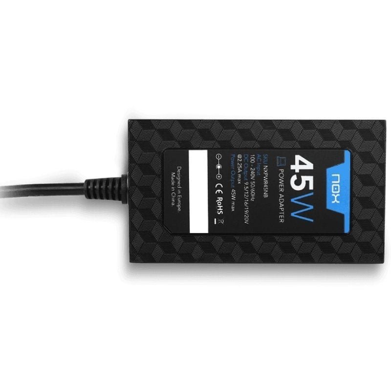 Cargador de Portátil Nox 45W/ 45W/ Automático/ 9 Conectores/ Voltaje 9-20V - изображение 2