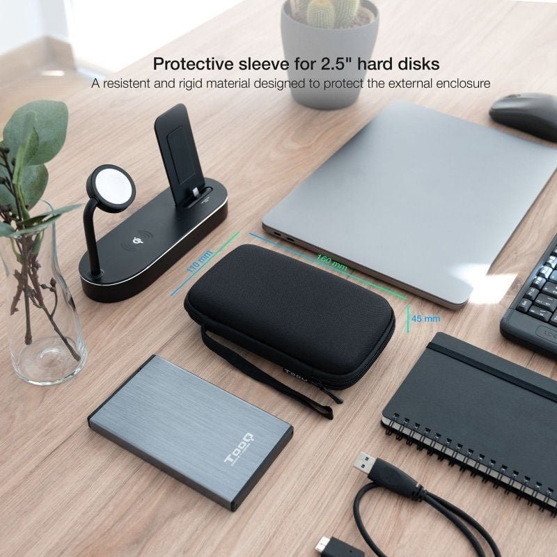 Funda para Disco Externo de 2.5" TooQ TQBC-E2503B/ Negro - изображение 3