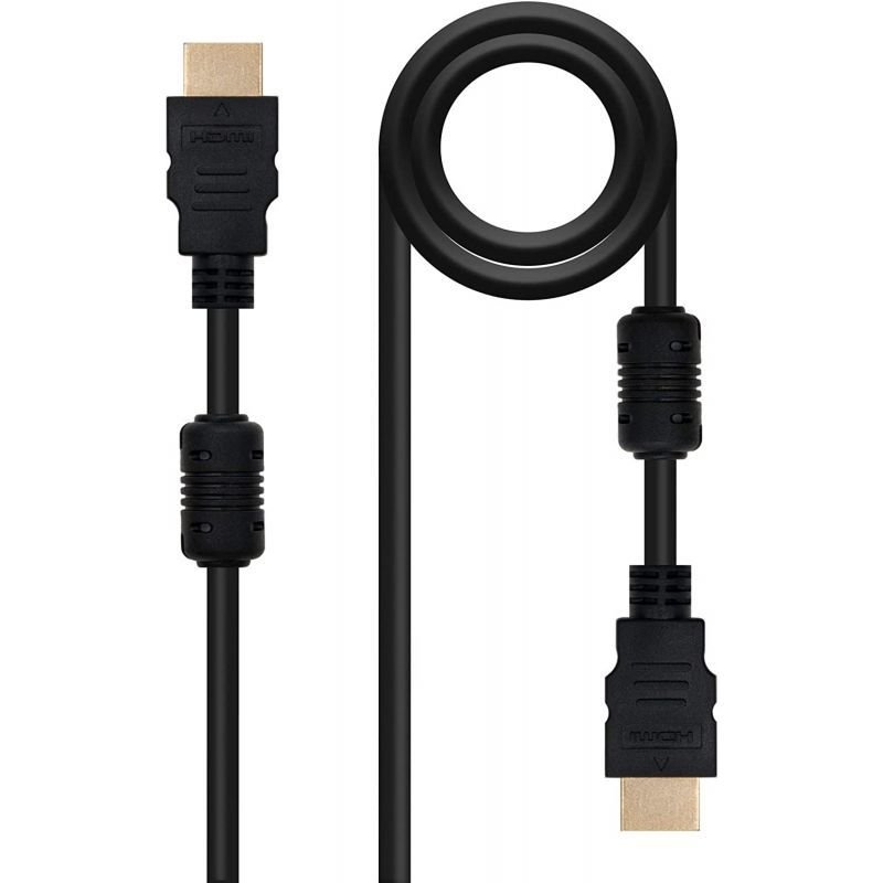 Cable HDMI 1.4 Nanocable 10.15.1810/ HDMI Macho - HDMI Macho/ 10m/ Negro - изображение 3
