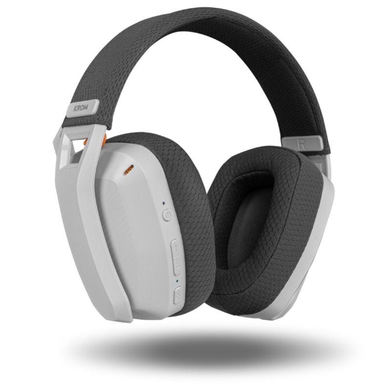 Auriculares Gaming Inalámbricos con Micrófono Krom Kanji/ Bluetooth/ USB 2.0/ Blancos - изображение 2