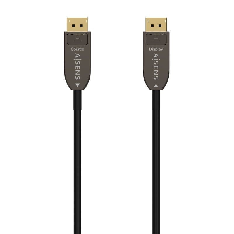 Cable DisplayPort 1.4 AOC 8K Aisens A155-0606/ DisplayPort Macho - DisplayPort Macho/ 10m/ Negro