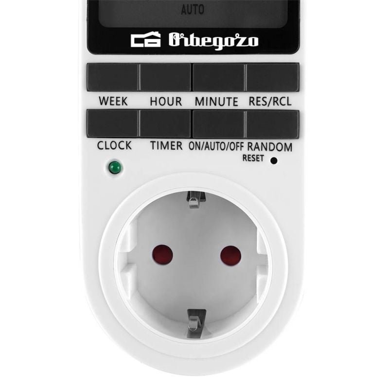 Programador de Enchufe Orbegozo PG 25/ Potencia Máxima 3680W - изображение 3