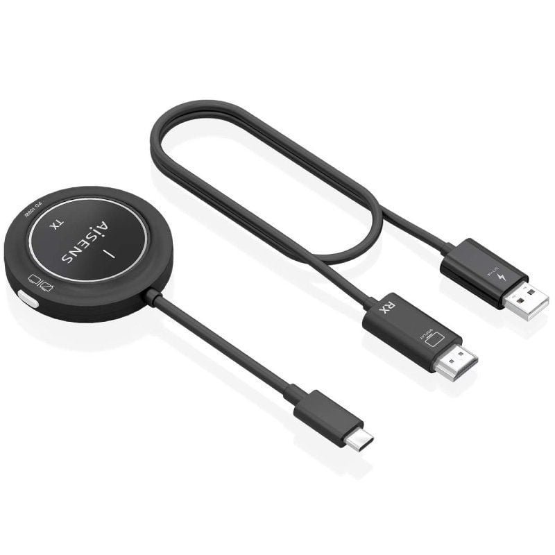 Adaptador/Transmisor de vídeo inalámbrico USB Tipo-C - HDMI Aisens ASWL-H2KC30M004-BK/ 100W - изображение 2