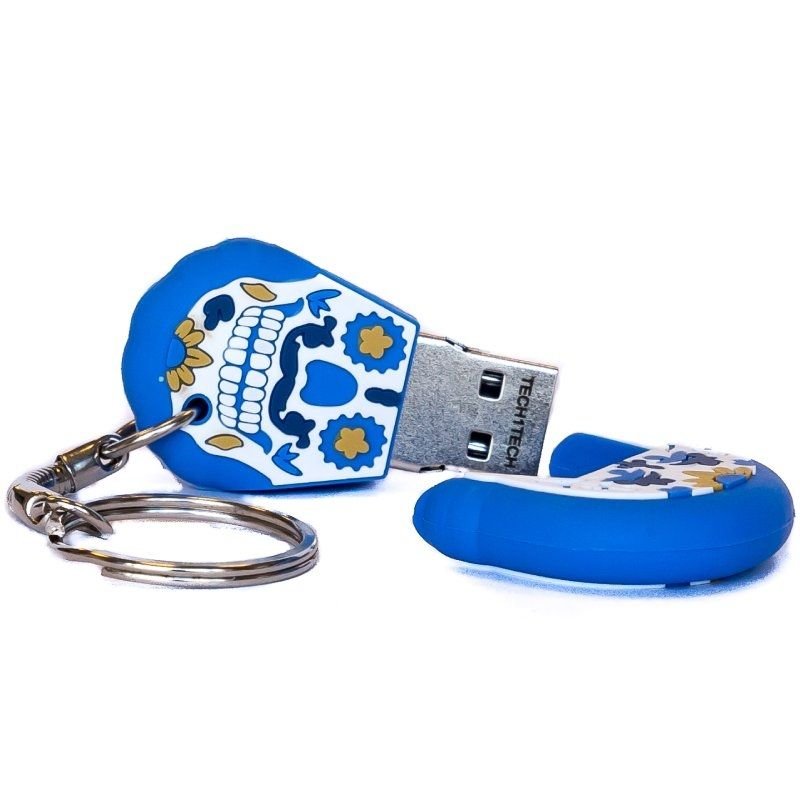 Pendrive 32GB Tech One Tech Calavera Blue Monday USB 2.0 - изображение 2
