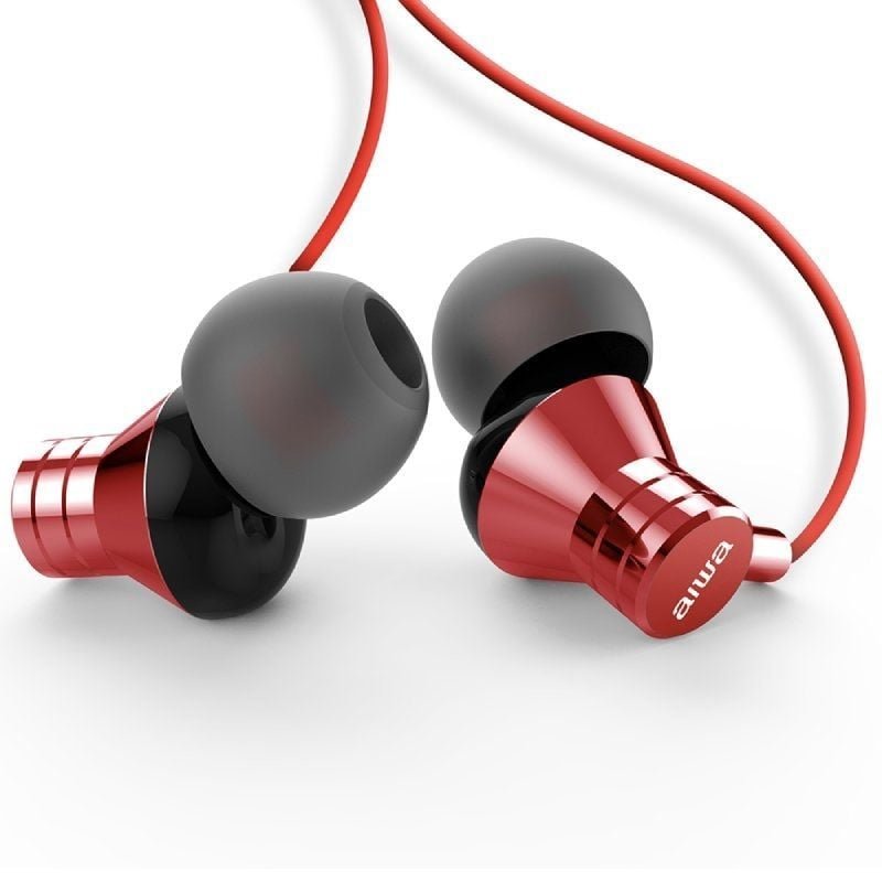 Auriculares Intrauditivos Aiwa ESTM-50RD/ con Micrófono/ Jack 3.5/ Rojos - изображение 4