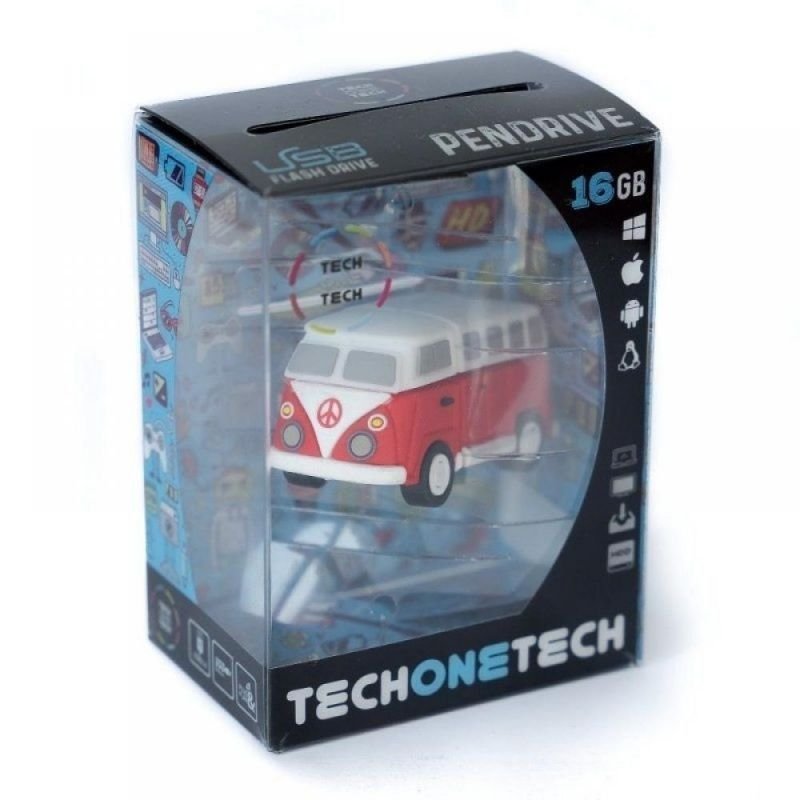 Pendrive 32GB Tech One Tech Hippy Van Bang Camper USB 2.0 - изображение 3