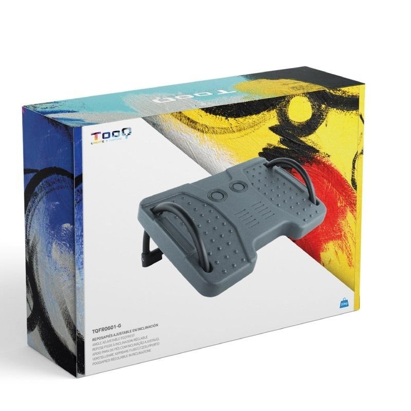 Reposapiés Ajustable/ Inclinable TooQ TQFR0601-G/ 424 x 305 x 145 mm - изображение 5