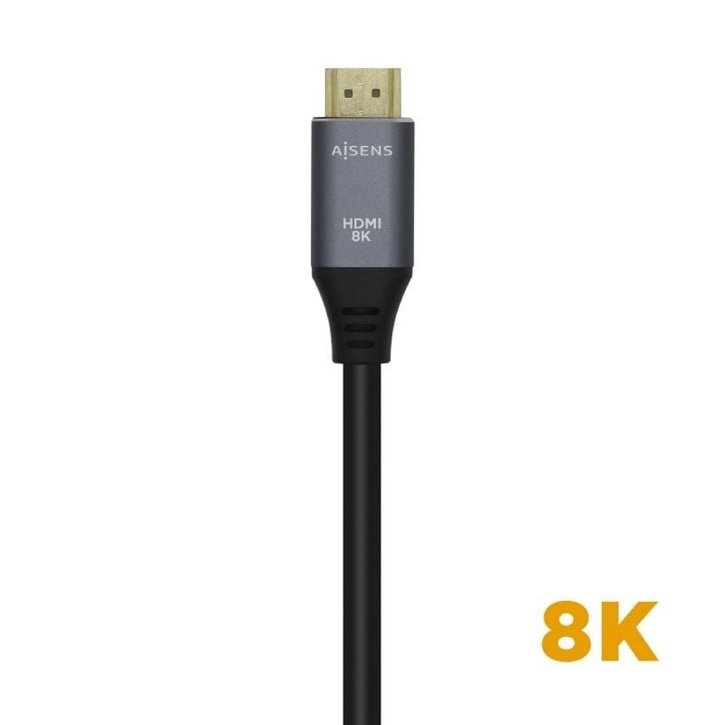Cable HDMI 2.1 8K Aisens A150-0428/ HDMI Macho - HDMI Macho/ 2m/ Gris Negro - изображение 2