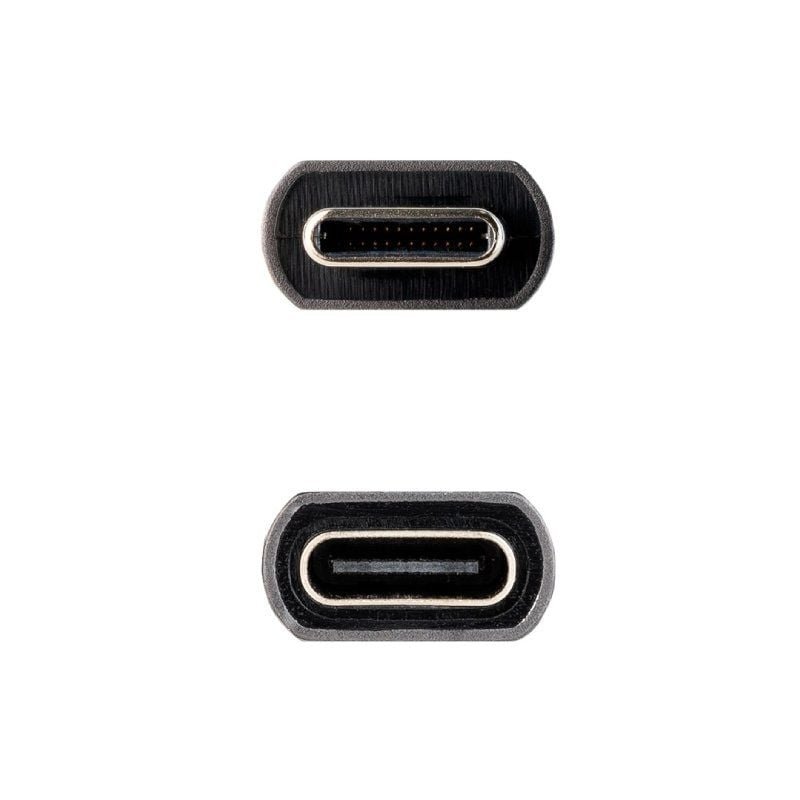 Cable Alargador USB 3.2 Nanocable 10.01.4400/ USB Tipo-C Macho - USB Tipo-C Hembra/ 50cm/ Negro - изображение 4