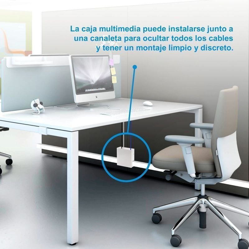 Caja de Conexiones Nanocable 10.35.0003/ VGA - HDMI - Jack 3.5 - RCA - USB 3.0 - USB 2.0 - 2x RJ45 - изображение 5