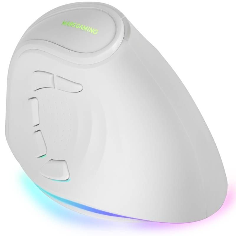 Ratón Gaming Vertical Inalámbrico Mars Gaming MM-SK/ Hasta 8400 DPI/ Blanco - изображение 4