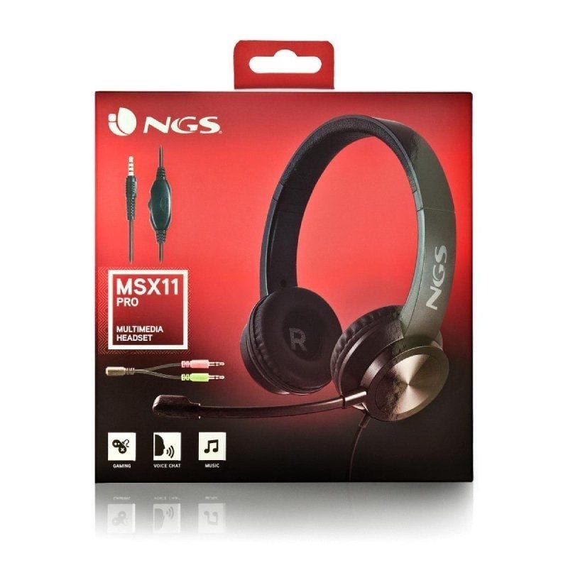 Auriculares NGS MSX 11 Pro/ con Micrófono/ Jack 3.5/ Negros - изображение 5