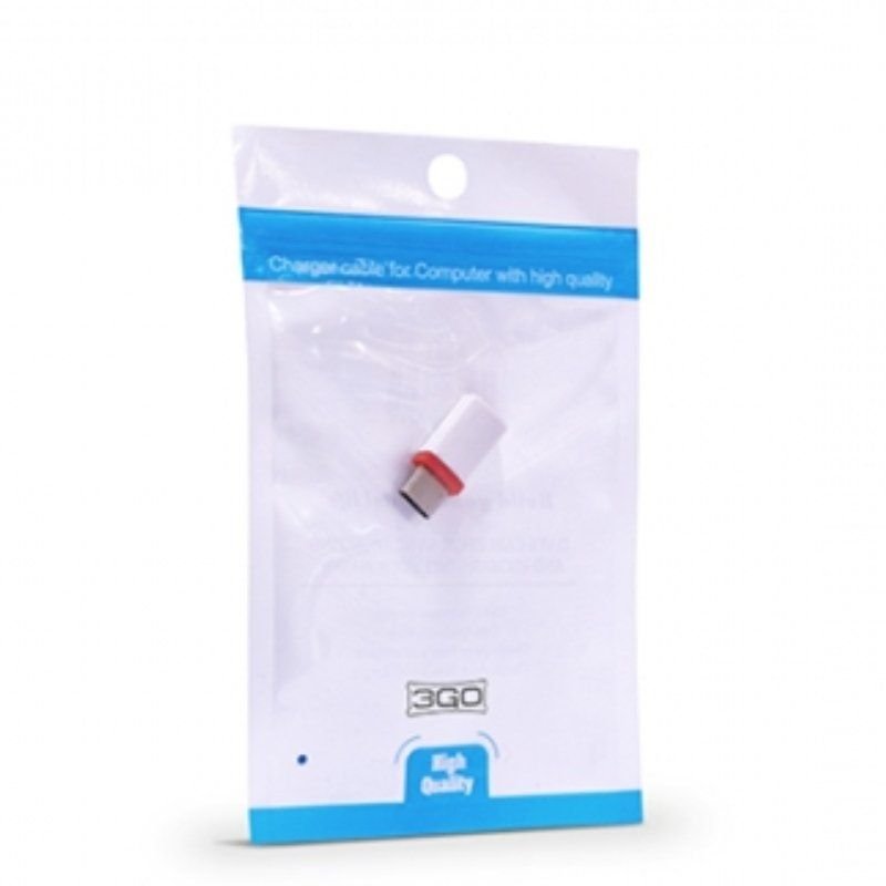 Adaptador Micro USB 3GO A201 Micro USB Hembra - USB Tipo-C Macho - изображение 3