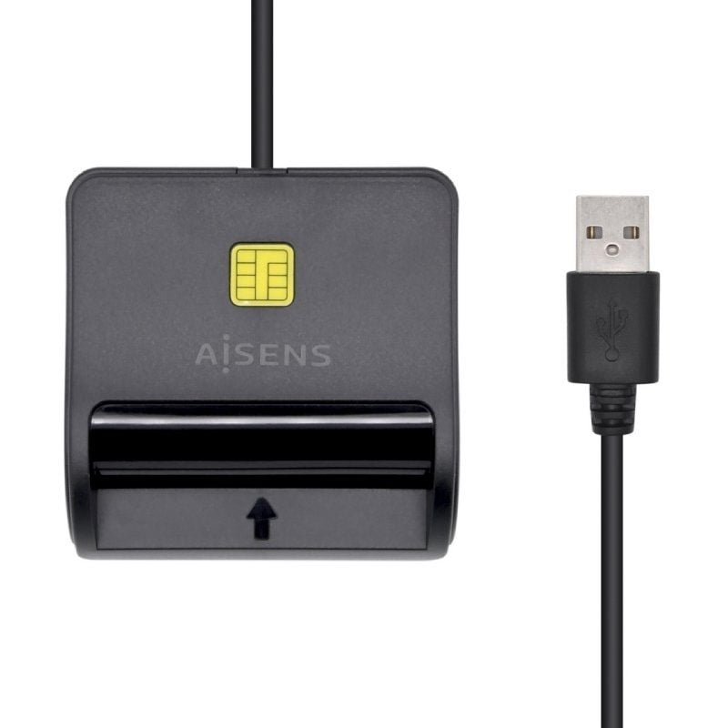 Lector de DNI y Tarjetas Aisens ASCR-SN02SD-BK/ Negro - изображение 2