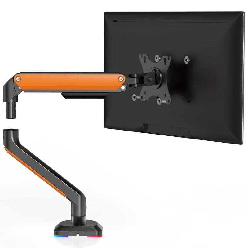 Soporte de Mesa Gaming con Contrapeso para Monitor y TV Aisens DT32TSR-249/ Giratorio/ Inclinable/ hasta 9kg/ con Iluminación RGB - изображение 3