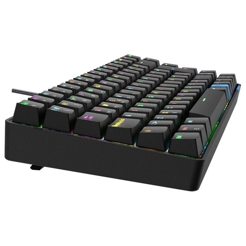 Teclado Gaming Mecánico Inalámbrico Hiditec GM1K/ Hot-Swap switch Gateron Brown - изображение 4