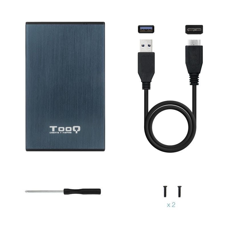 Caja Externa para Disco Duro de 2.5" TooQ TQE-2527PB/ USB 3.1 - изображение 3