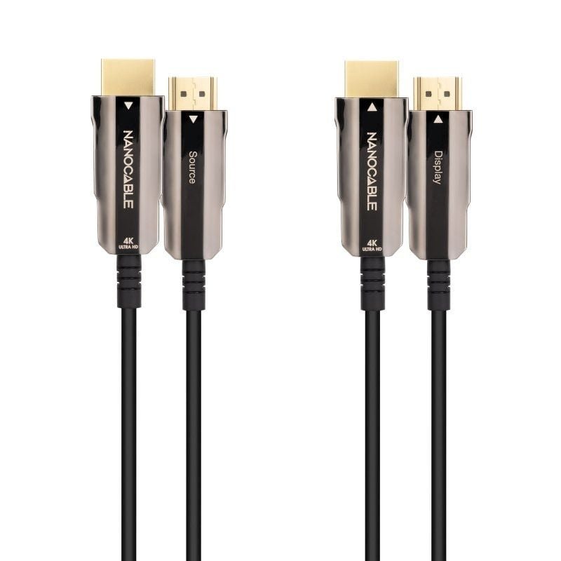 Cable HDMI 2.0 4K Nanocable 10.15.2010/ HDMI Macho - HDMI Macho/ 10m/ Negro - изображение 2