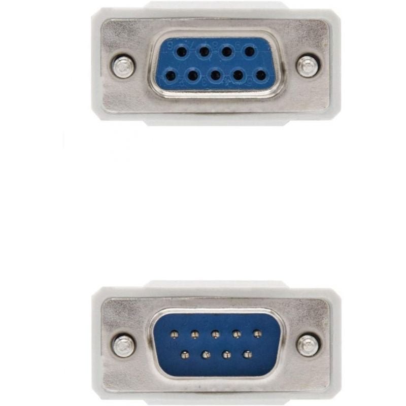 Cable Serie RS232 Nanocable 10.14.0203/ DB9 Macho - DB9 Hembra/ 3m/ Beige - изображение 3