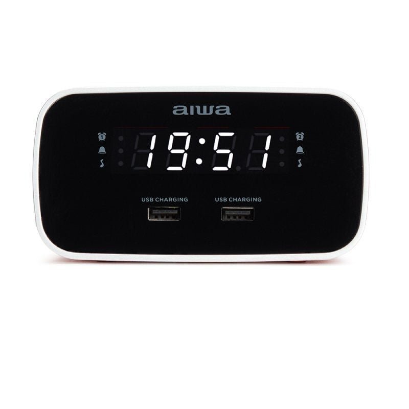 Despertador Aiwa CRU-19RD/ Radio FM/ Rojo - изображение 2