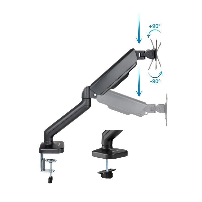 Soporte de Mesa para Monitor TooQ DB5032TNR-B/ Giratorio/ Inclinable/ hasta 9kg - изображение 2
