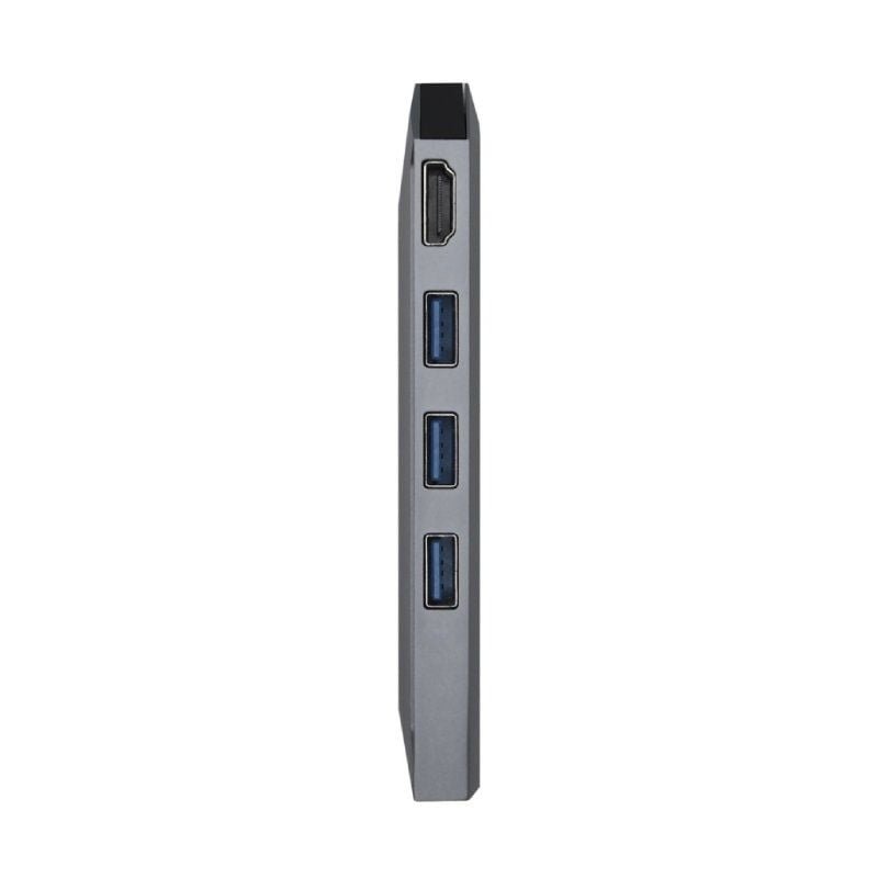 Docking USB Tipo-C Aisens ASUC-8P004-GR/ 1xHDMI/ 3xUSB/ 1xRJ45/ 1xLector Tarjetas / 1xUSB Tipo-C PD/ Gris - изображение 3