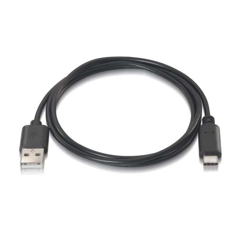 Cable USB 2.0 Tipo-C Aisens A107-0052/ USB Tipo-C Macho - USB Macho/ Hasta 9W/ 625Mbps/ 2m/ Negro - изображение 2