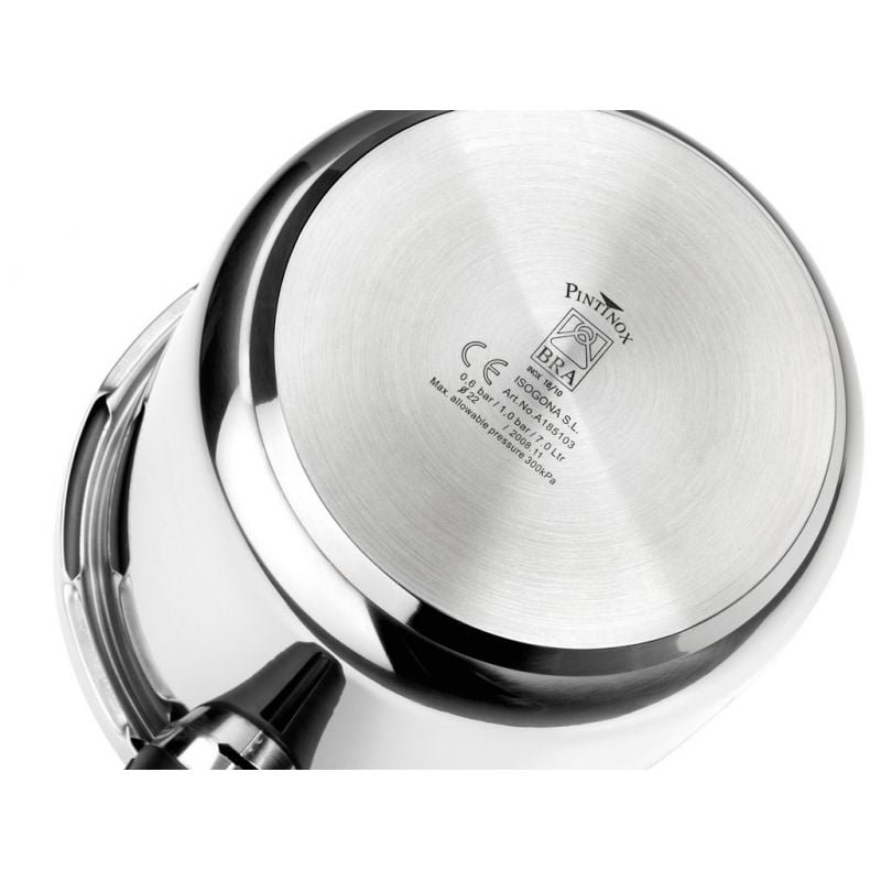 Olla a Presión Bra Vitesse A185102/ Ø22cm/ 6L/ Acero Inoxidable/ Apta para Inducción - изображение 5
