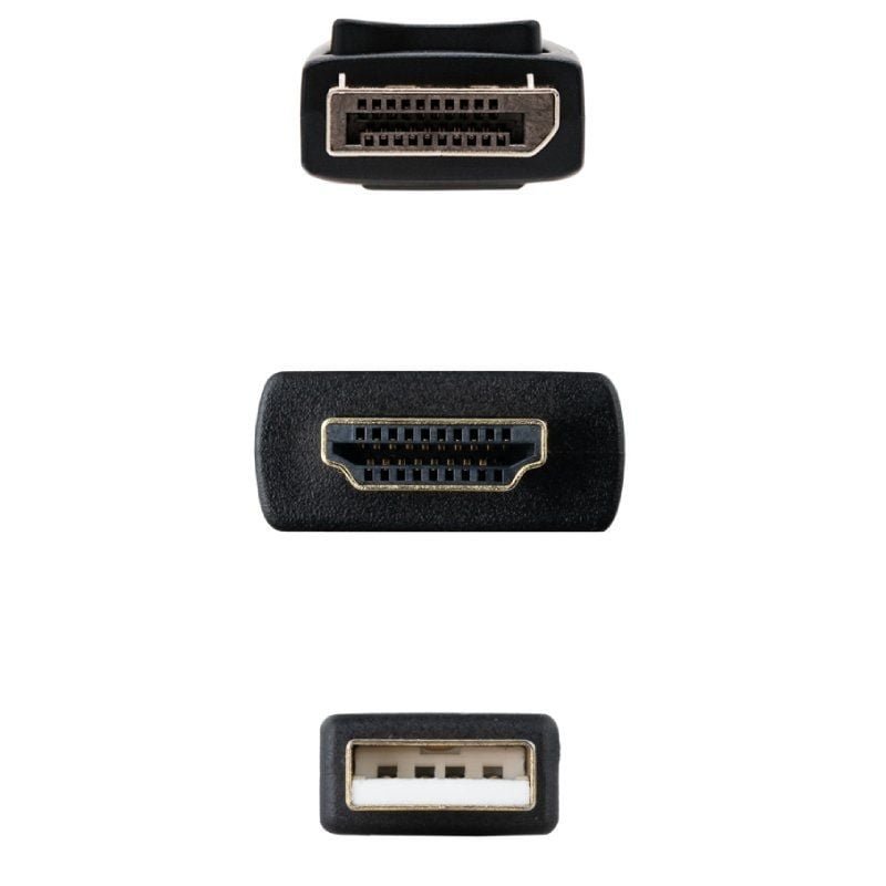 Cable Conversor Nanocable 10.15.4352/ HDMI Macho - DisplayPort Macho/ 1.8m/ Negro - изображение 2