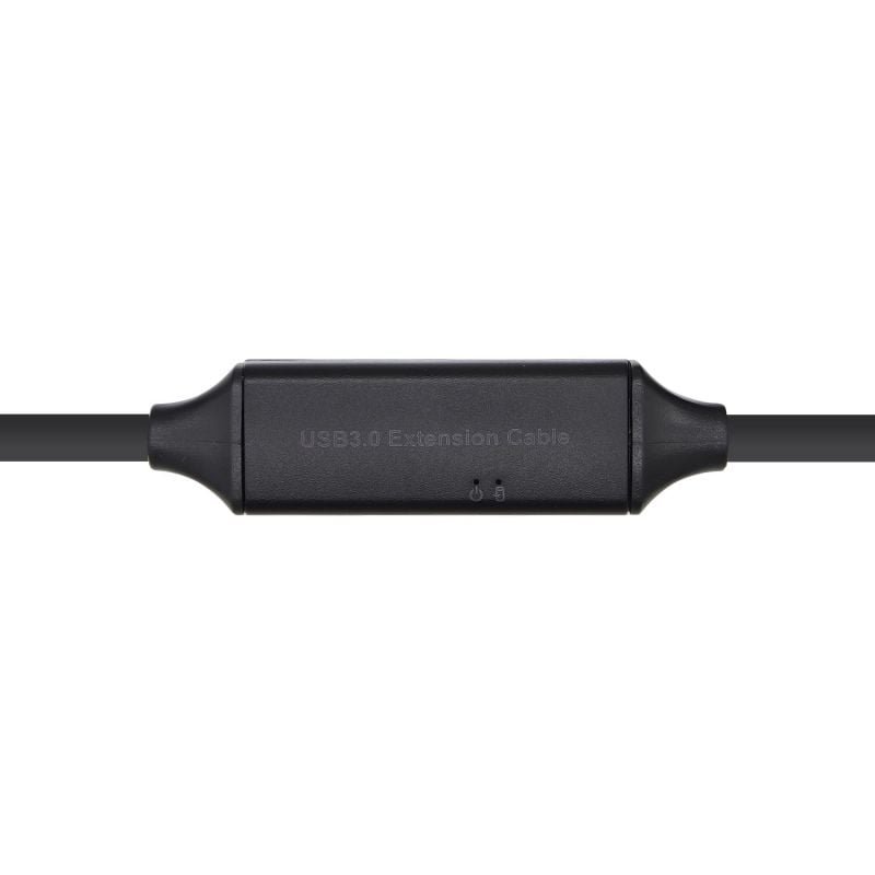 Cable Alargador USB 3.0 con Amplificador Aisens A105-0409/ USB Macho - USB Hembra/ Hasta 9W/ 625Mbps/ 15m/ Negro - изображение 3