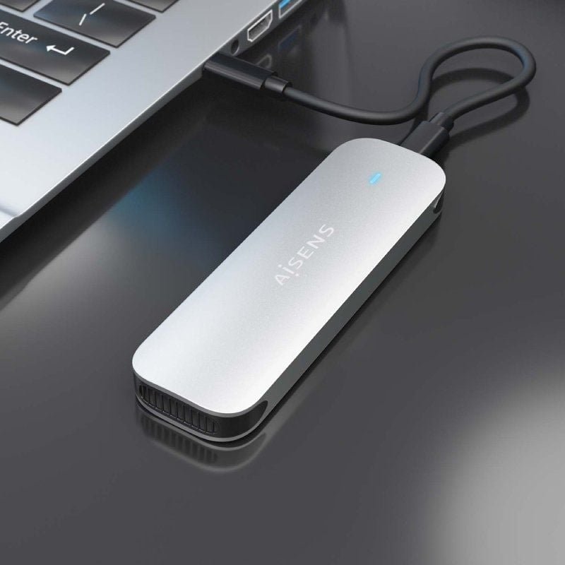Caja Externa para Disco SSD M.2 NVMe Aisens ASM2-025SL/ USB 3.2/ Sin tornillos - изображение 5