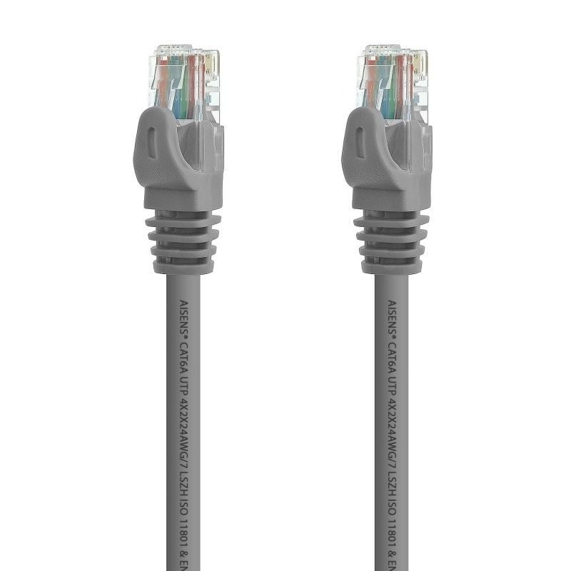 Cable de Red RJ45 UTP Aisens A145-0331 Cat.6A/ 15m/ Gris - изображение 2