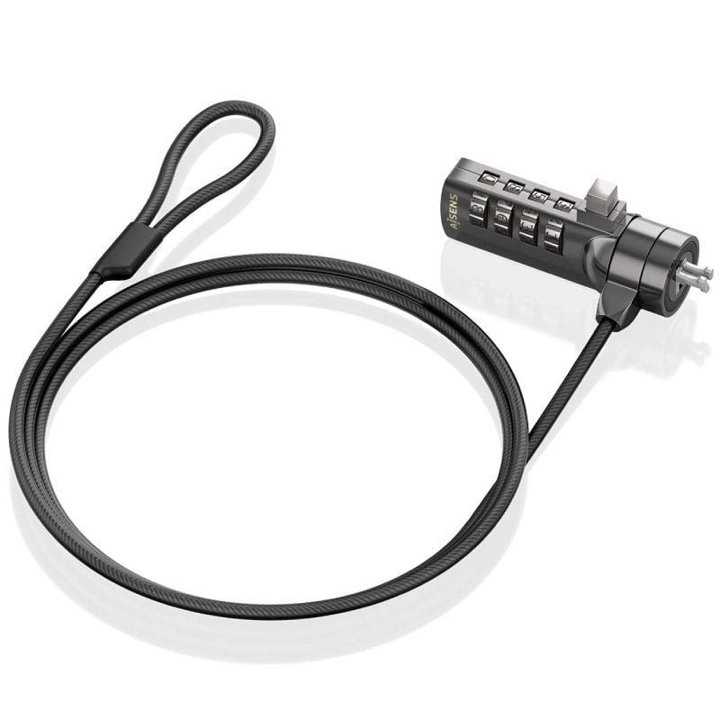 Cable de Seguridad para Portátiles Aisens ASLK-D40N03-BK/ 1.5m - изображение 2