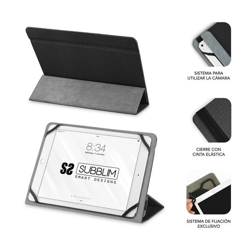 Funda Subblim Freecam para Tablets de 10.1"-11"/ Negra - изображение 4