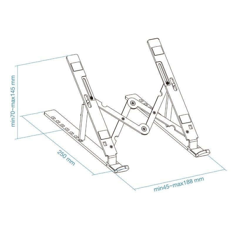 Soporte TooQ TQLRS0033-AL para Portátiles hasta 15" - изображение 3