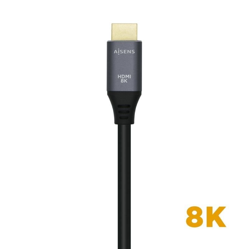 Cable HDMI 2.1 8K Aisens A150-0426/ HDMI Macho - HDMI Macho/ 1m/ Gris Negro - изображение 3