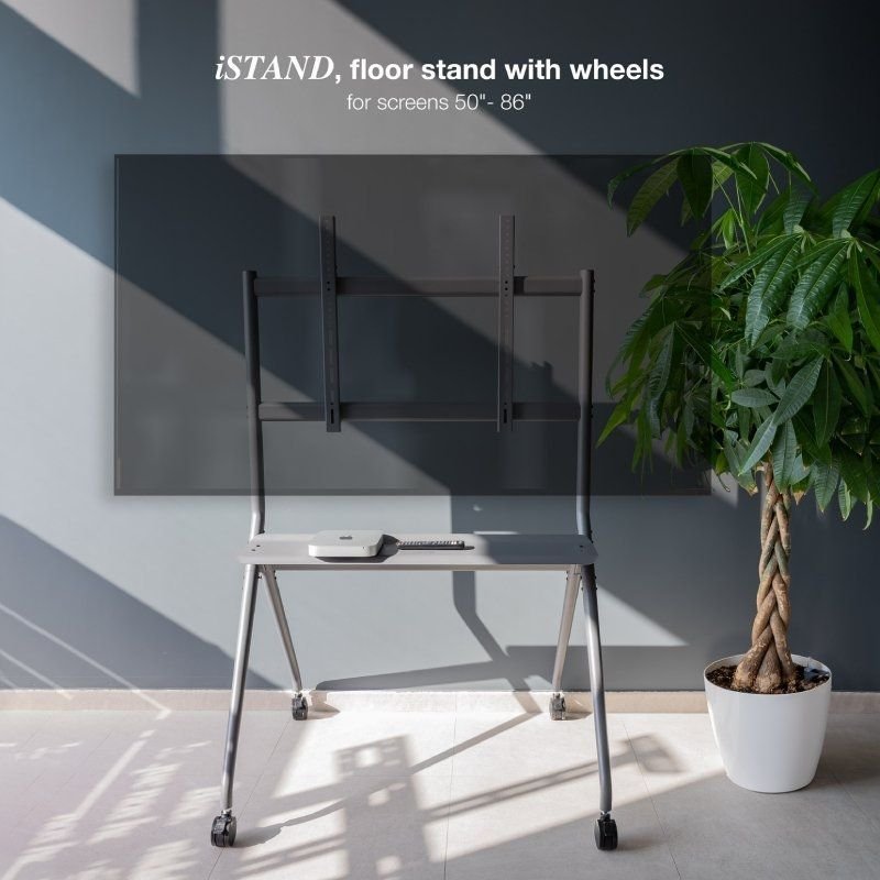 Soporte de Suelo con Ruedas TooQ FS20205M-B para TV de 50-86"/ hasta 120kg - изображение 5