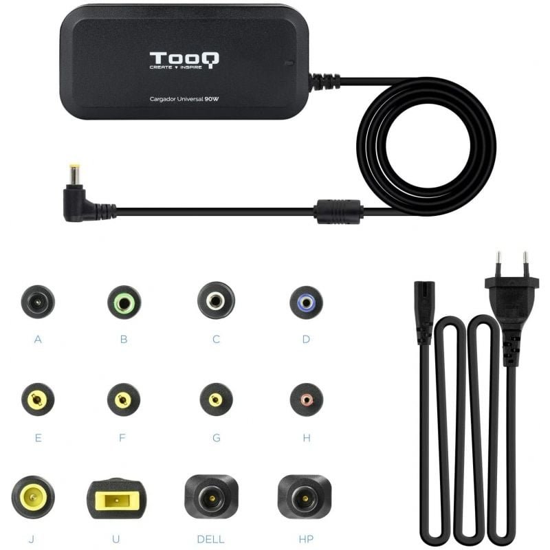 Cargador de Portátil TooQ TQLC-90BS02M/ 90W/ Manual/ 12 Conectores/ Voltaje 15-24V/ 1 USB - изображение 5