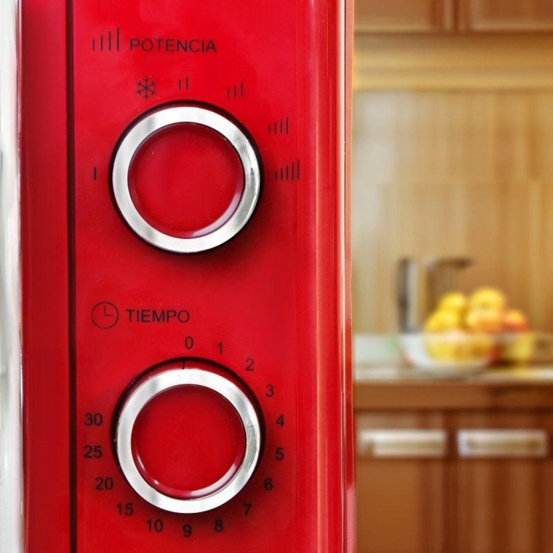 Microondas Grunkel Vintage MW-20ROJO/ 700W/ Capacidad 20L/ Rojo - изображение 3
