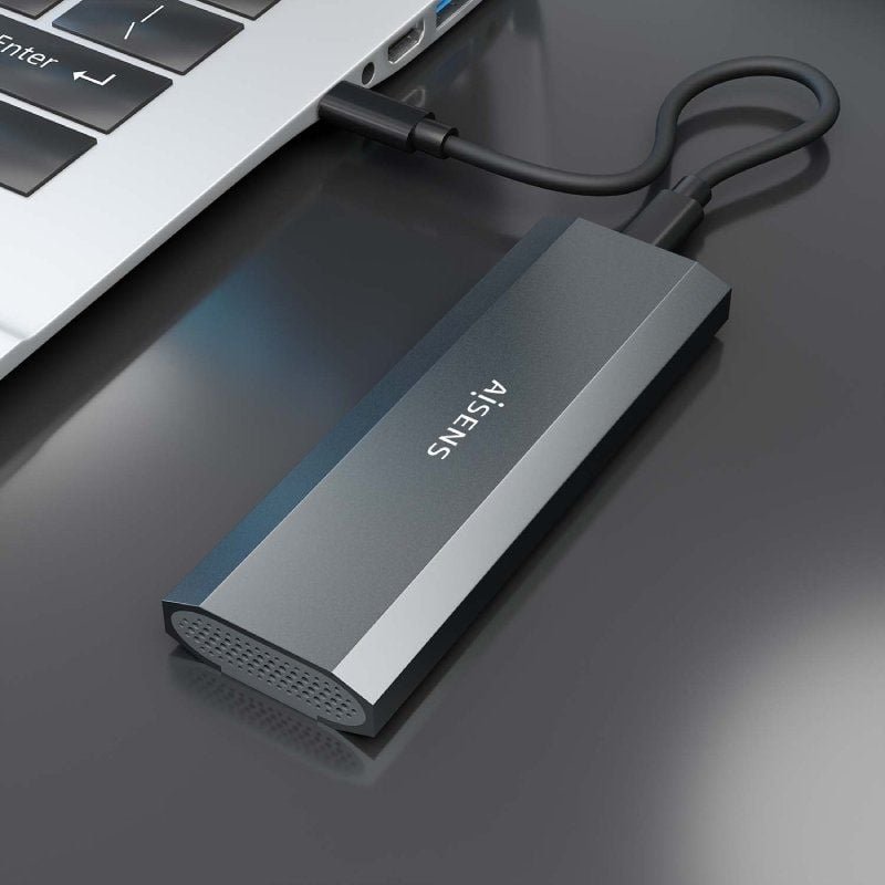 Caja Externa para Disco SSD M.2 NVMe Aisens ASM2-029GR/ USB 3.2/ Sin tornillos - изображение 4