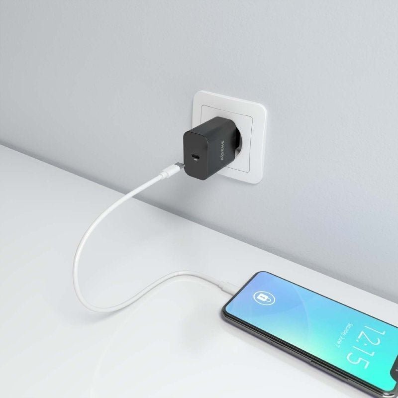 Cargador de Pared GaN Aisens A110-0939/ 1xUSB Tipo-C/ 20W/ Negro - изображение 4