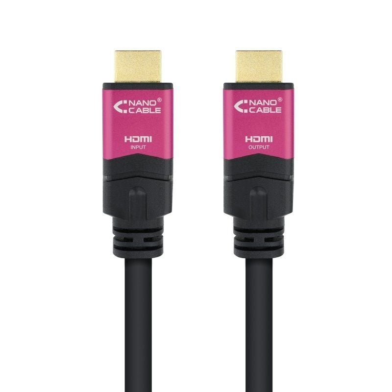 Cable HDMI 2.0 4K Nanocable 10.15.3730/ HDMI Macho - HDMI Macho/ 30m/ Negro - изображение 2