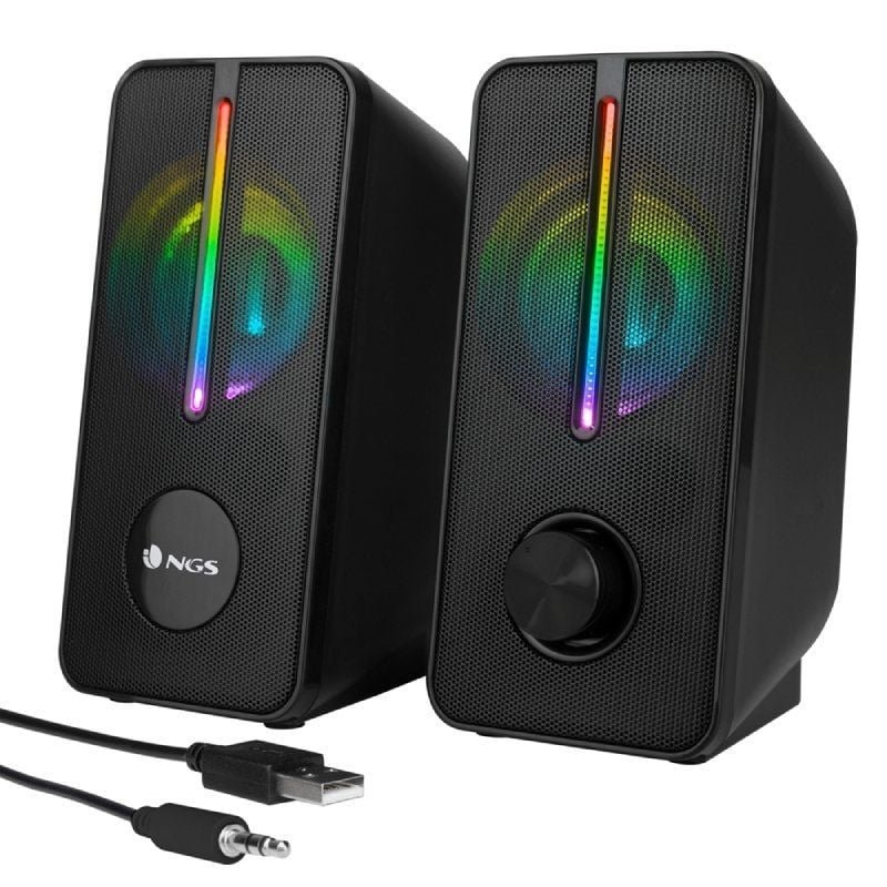 Altavoces NGS GSX-150/ 12W/ 2.0/ Negros - изображение 3