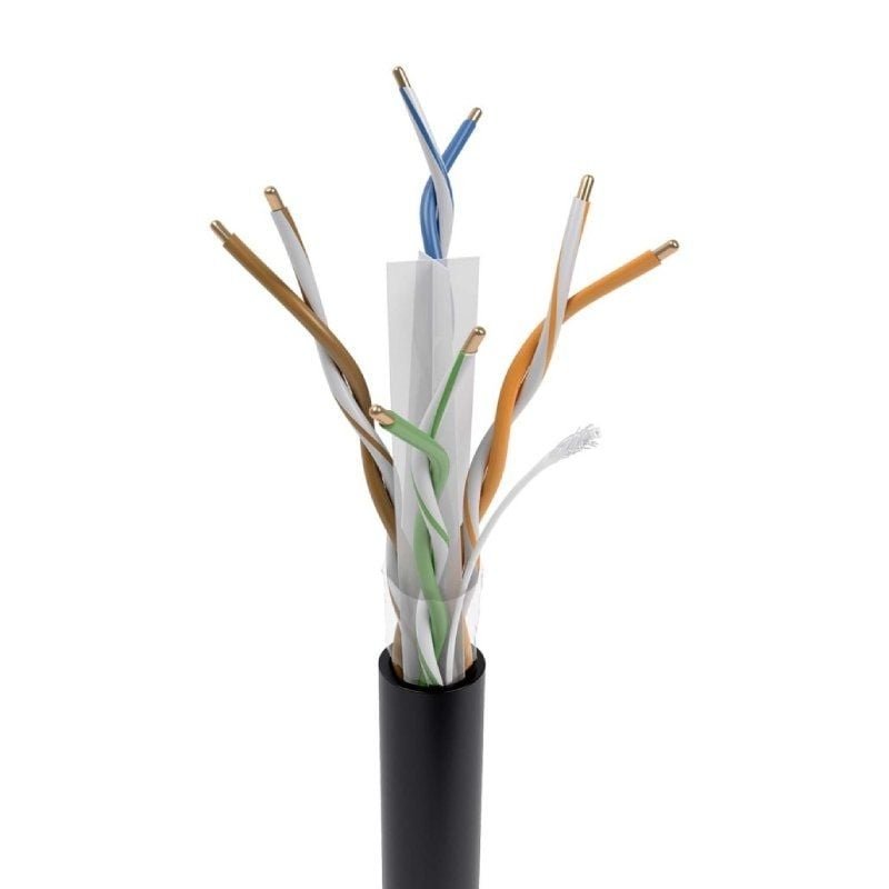 Bobina de Cable RJ45 para Exteriores UTP AWG23 Aisens A135-0751 Cat.6/ 305m/ Impermeable/ Negro - изображение 2