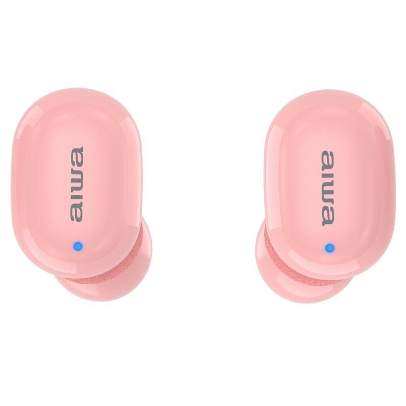 Auriculares Bluetooth Aiwa EBTW-150 con estuche de carga/ Autonomía 3h/ Rosas - изображение 5