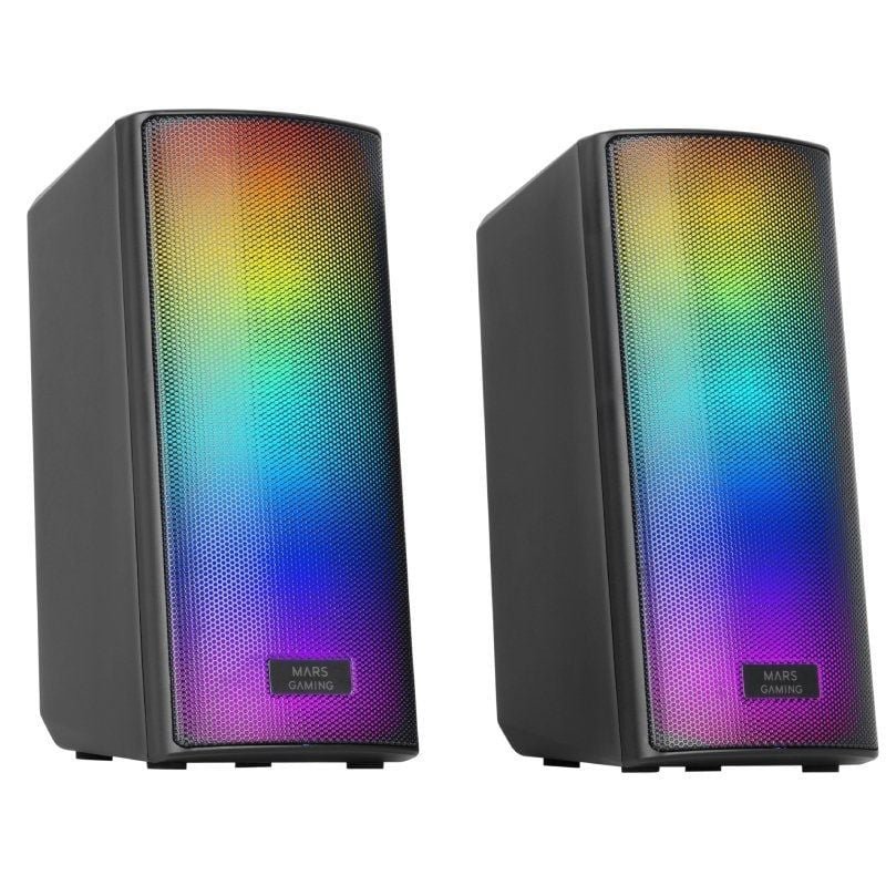 Altavoces con Bluetooth Mars Gaming MSRGB2/ 15W/ 2.0/ Negros - изображение 2