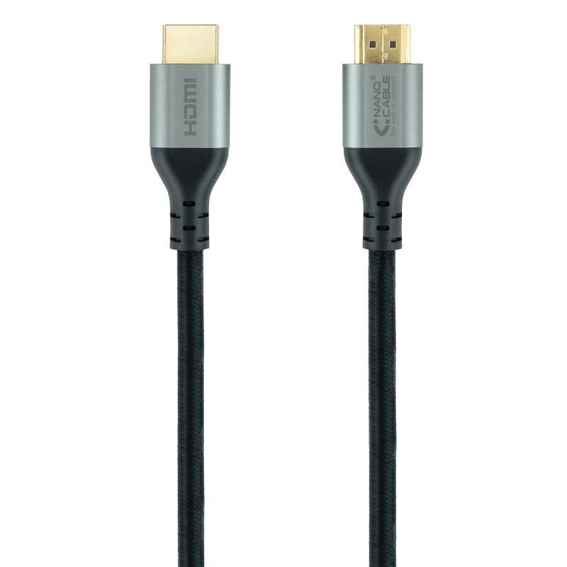 Cable HDMI 2.1 8K Nanocable 10.15.8103/ HDMI Macho - HDMI Macho/ 3m/ Certificado/ Negro - изображение 2