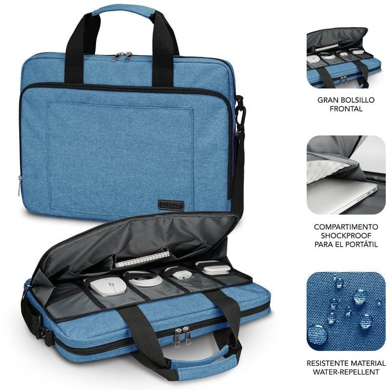 Mochila Subblim Air Padding Laptop Bag para Portátiles hasta 15.6"/ Azul - изображение 2