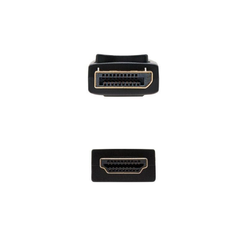 Cable Conversor Nanocable 10.15.4301/ Displayport Macho - HDMI Macho/ 1m/ Negro - изображение 3